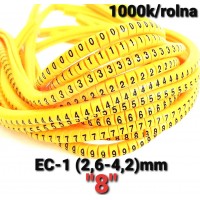  Oznake za provodnike EC-1 2,6mm2-4,2mm2, "8"